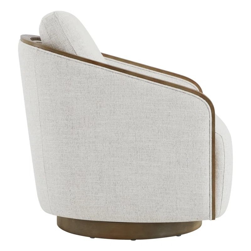 Abere Upholstered Swivel Accent Chair thumbnail 4