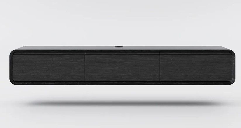 Black Floating TV Stand thumbnail 3