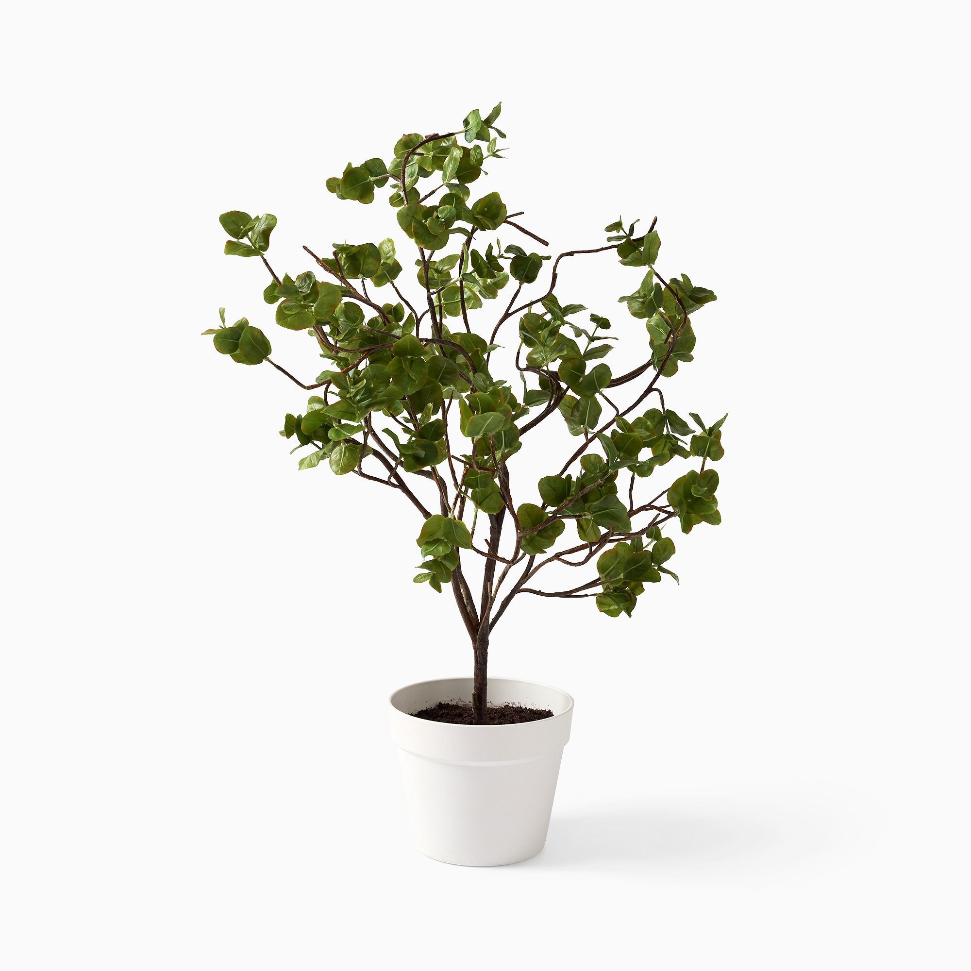 Faux Potted Wire Netting Bush Plant thumbnail 3