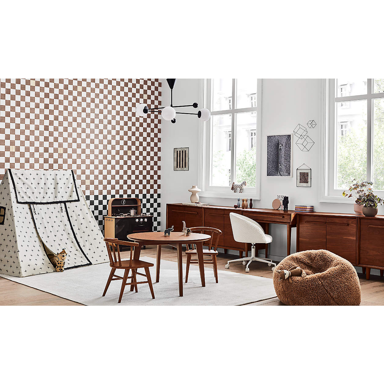 Anker Walnut Wood Kids Play Chair thumbnail 6