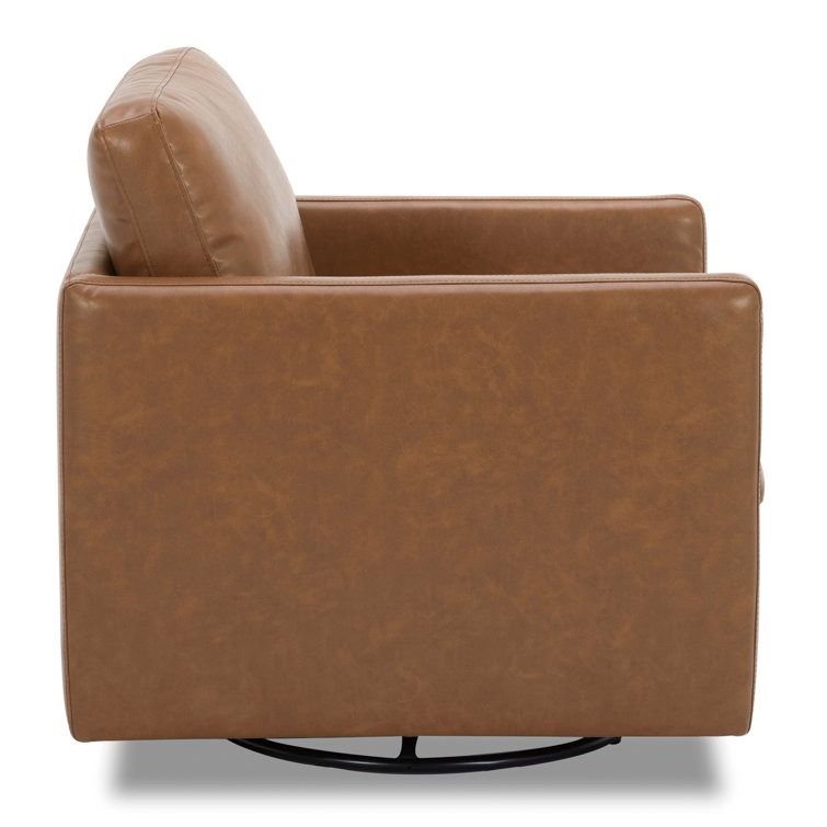 Jayaram Upholstered Swivel Armchair thumbnail 3