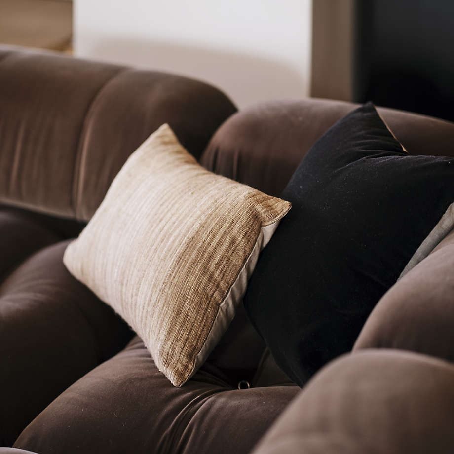 Riviera 22x15 Arcadia Tan Brown Throw Pillow with Feather Insert thumbnail 3