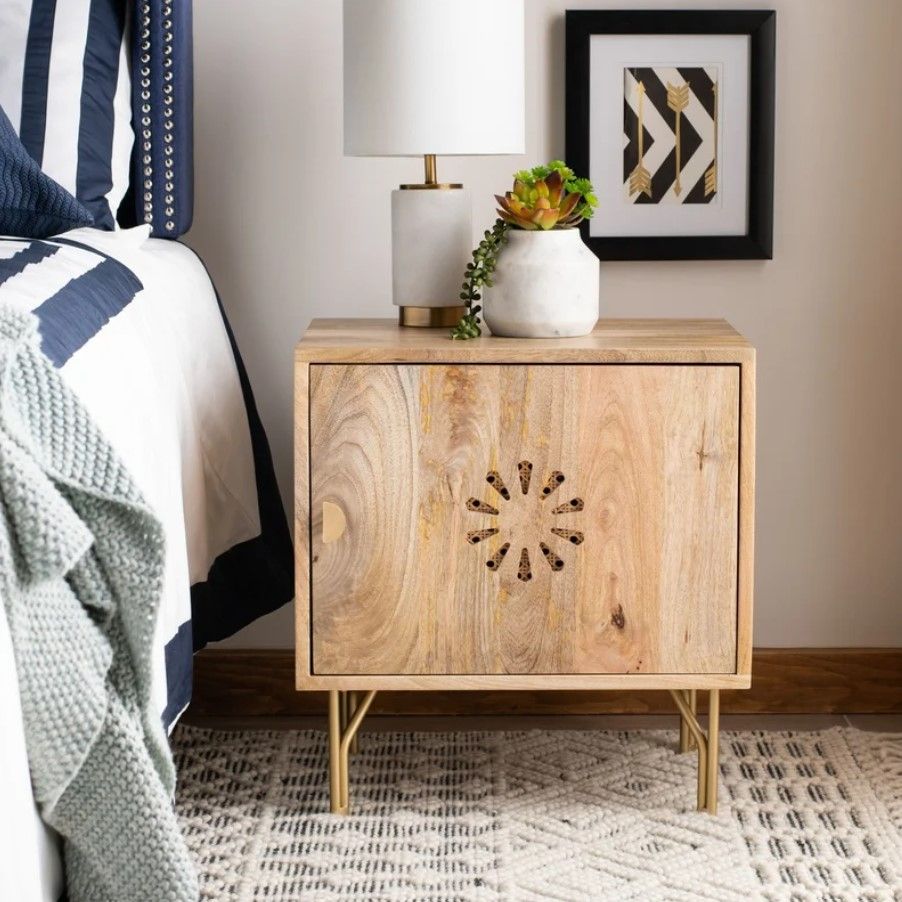 Brookline Solid Wood Nightstand thumbnail 2