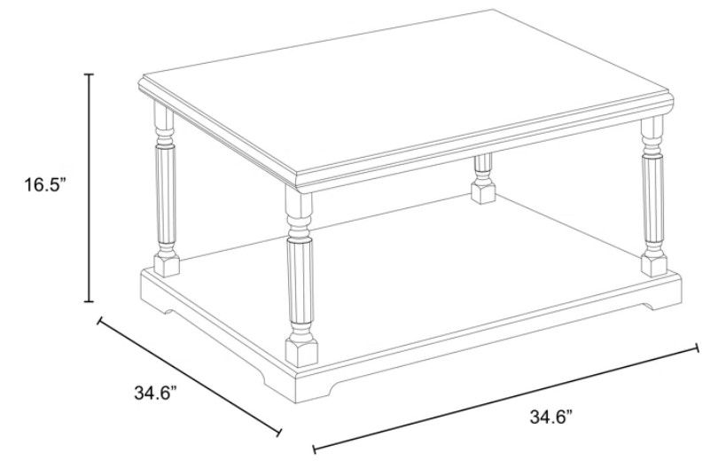 Allaroe Square Coffee Table thumbnail 3
