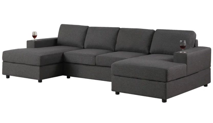 Rachdale 3 Piece Upholstered Sectional thumbnail 2
