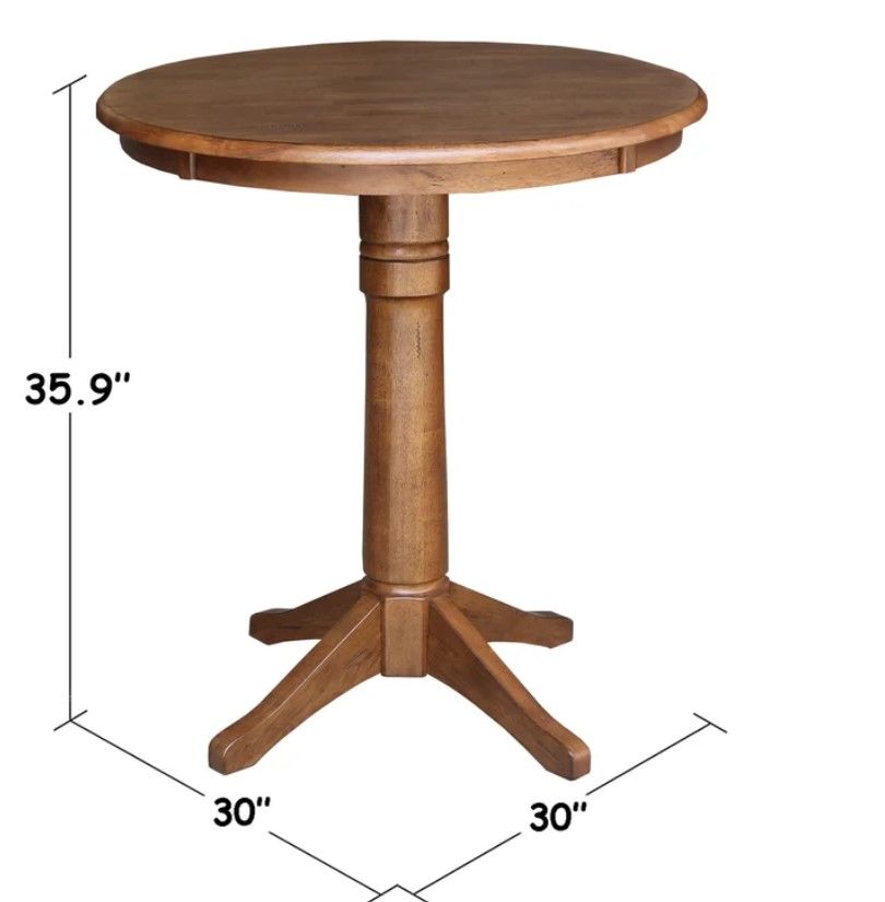 Foxburg Counter Height Solid Wood Dining Table thumbnail 3