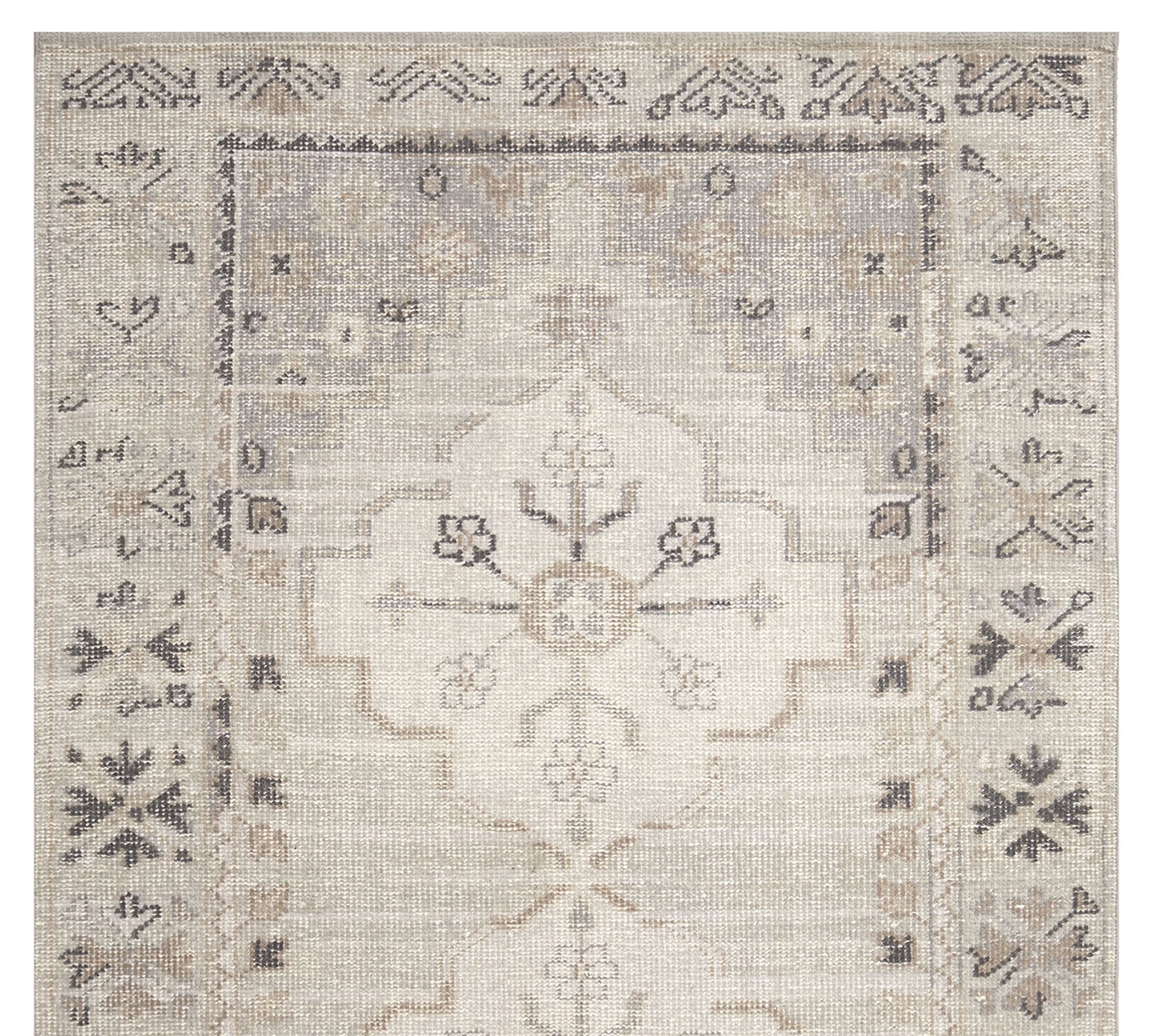 Aurelia Hand Knotted Wool Rug-6'x9' thumbnail 4