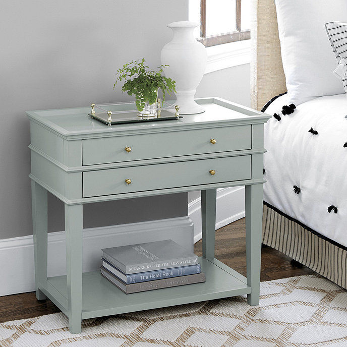 Grace Open 2 Drawer Open Nightstand thumbnail 2