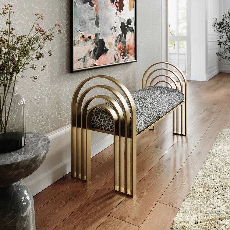 Print Velvet Bench thumbnail 4