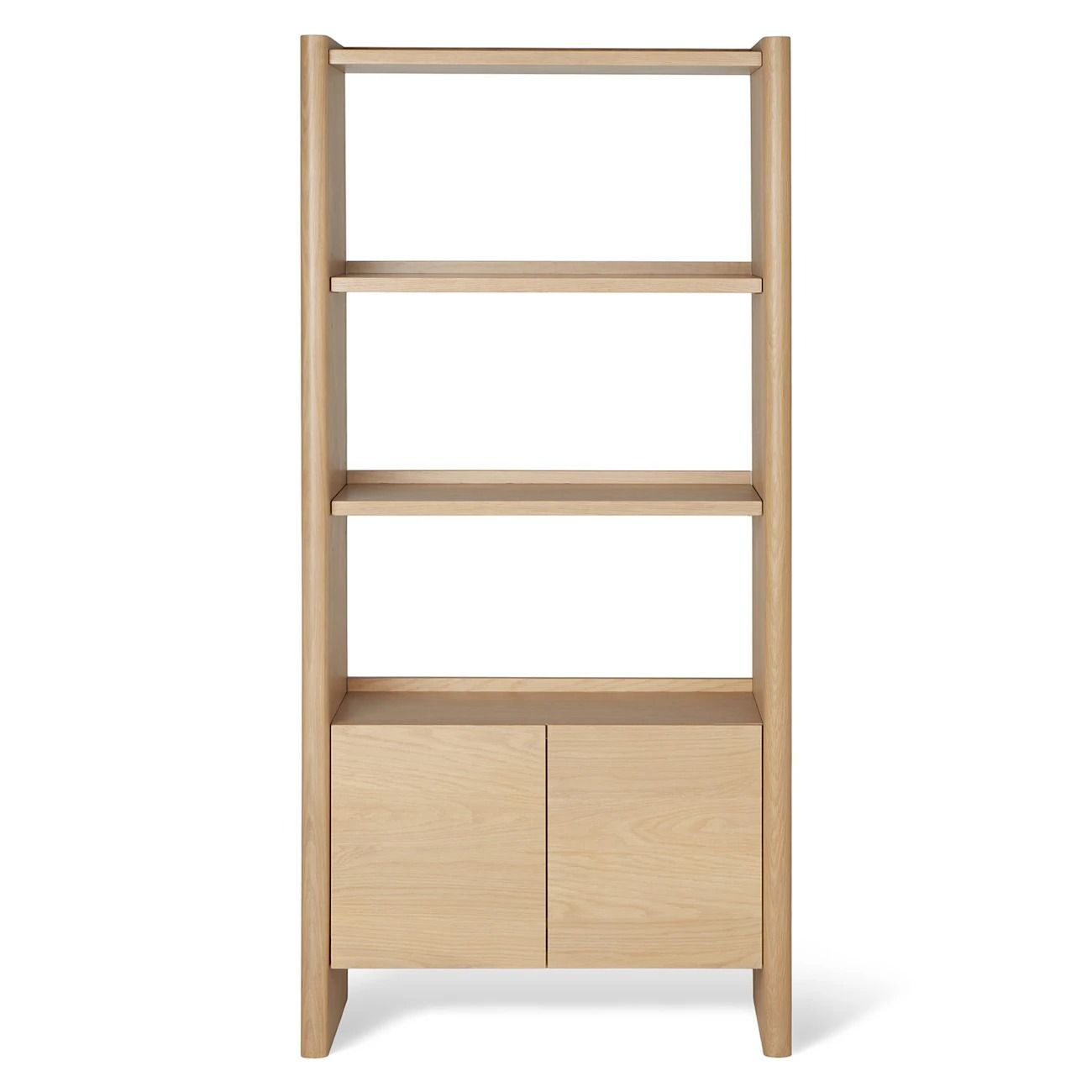 Torme White Oak Tall Bookcase thumbnail 3