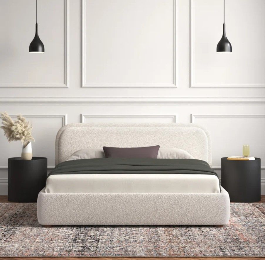 Shonda Upholstered Low Profile Platform Bed thumbnail 2