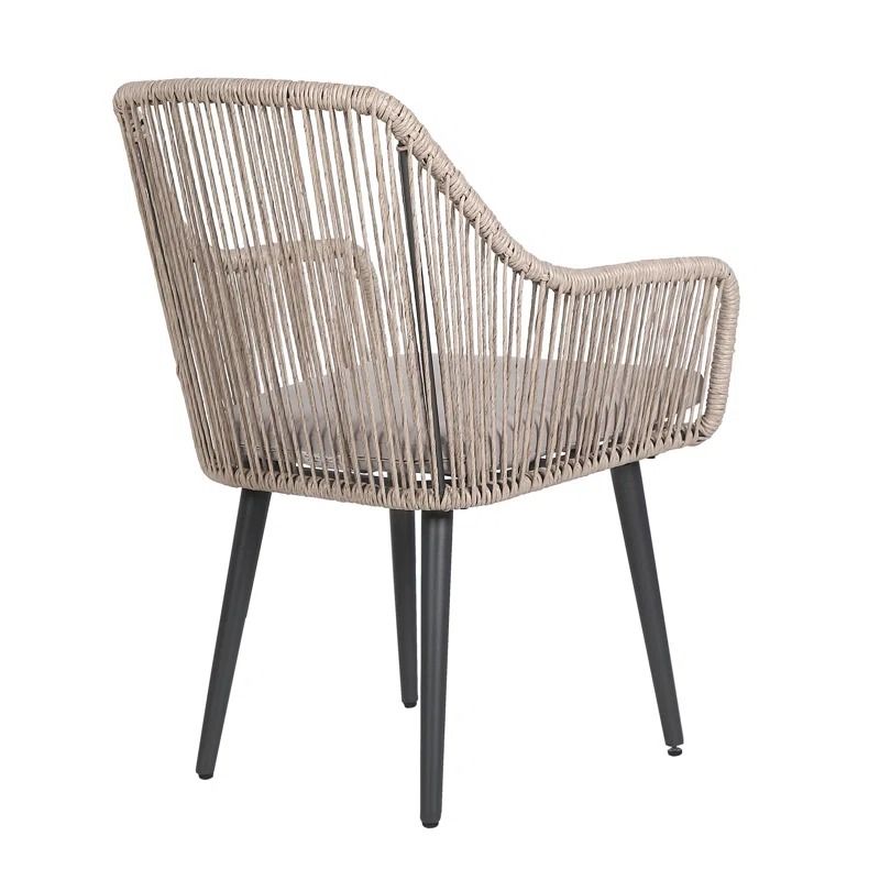 Outdoor Dining Armchair with Cushion thumbnail 3