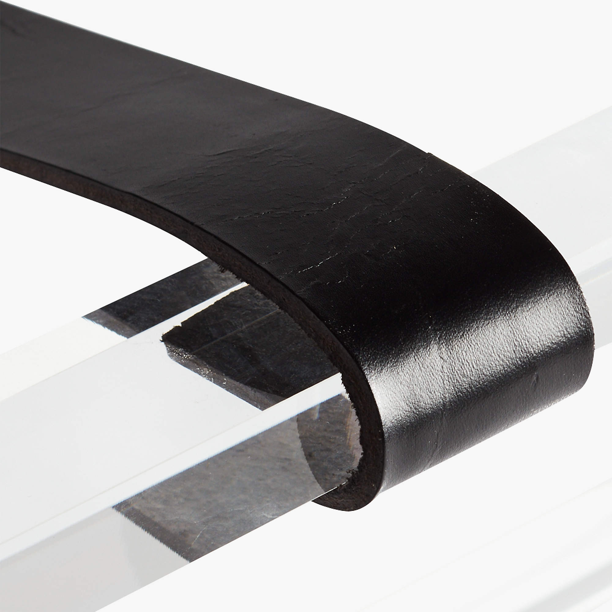 Acrylic and Leather Luggage Rack thumbnail 4