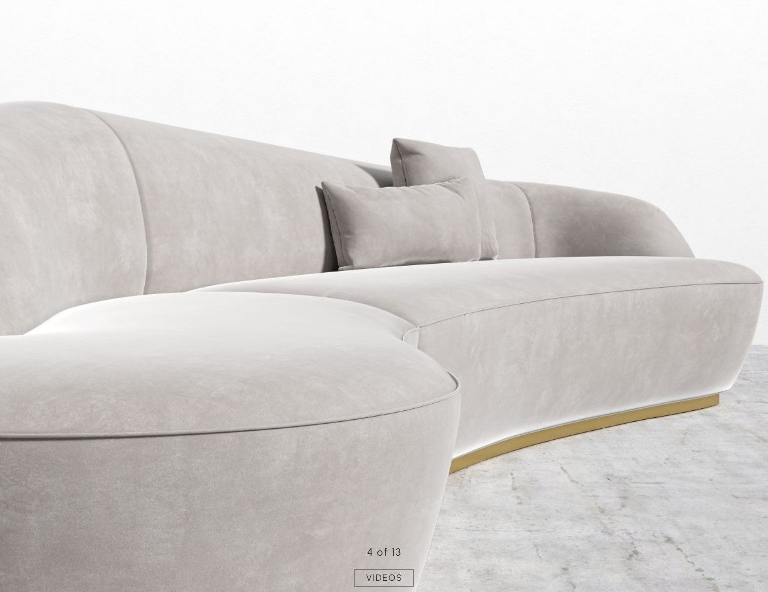 Reya Curved Sectional thumbnail 4