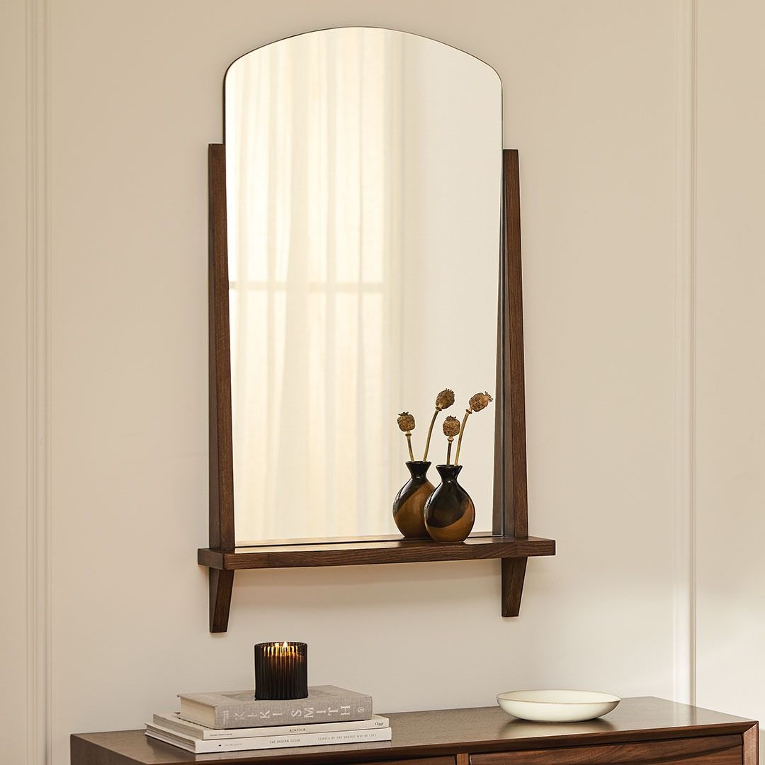 Luras Walnut Wall Mirror thumbnail 3