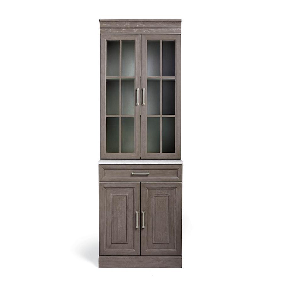 Hunter 28" Modular Top Cabinet With Glass Doors and LED Lights thumbnail 2