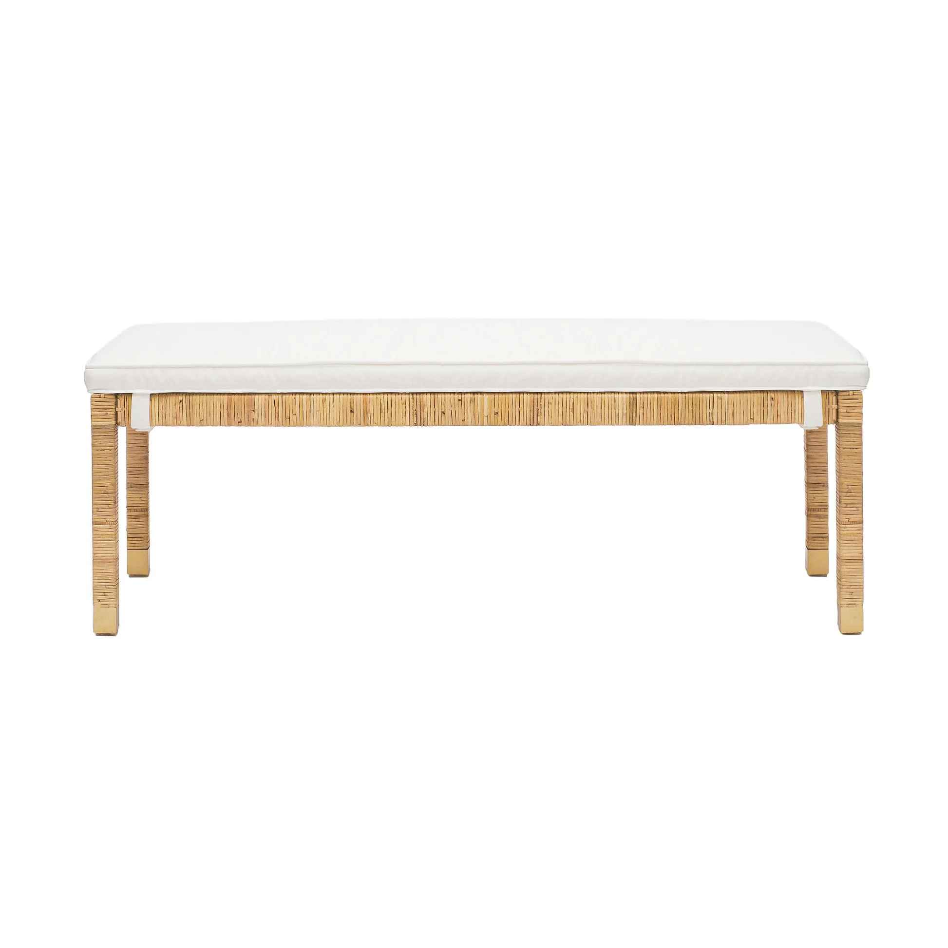Allana Rattan Bench thumbnail 3