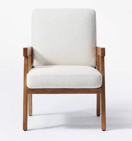 Grantsville Wood Frame Accent Chair with Grid Back thumbnail 2