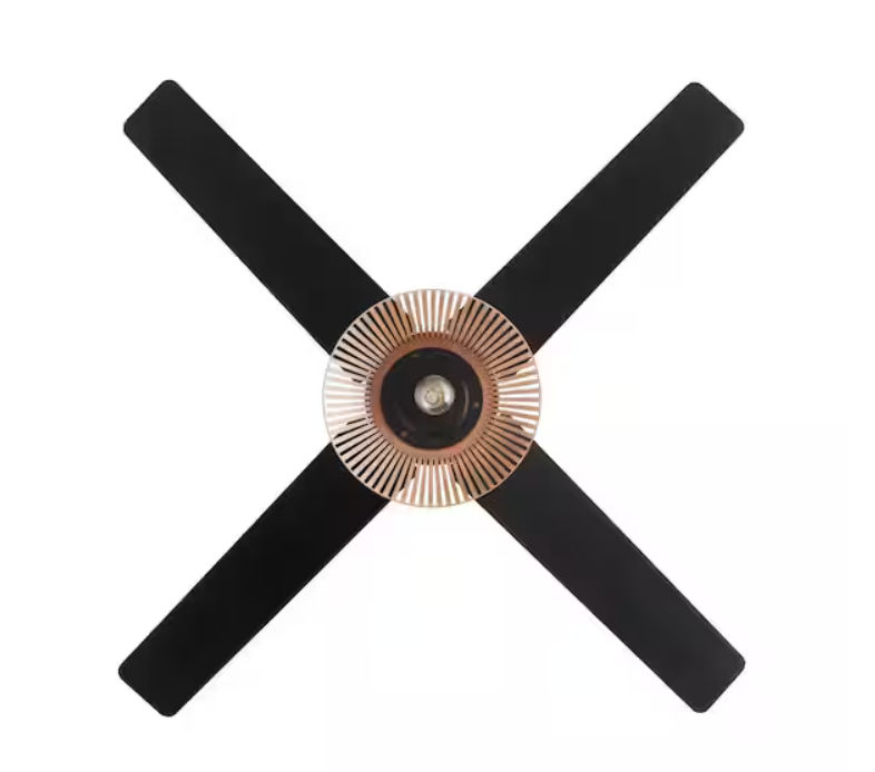 Savannah 52 Indoor LED Matte Black Dry Rated Ceiling Fan thumbnail 2