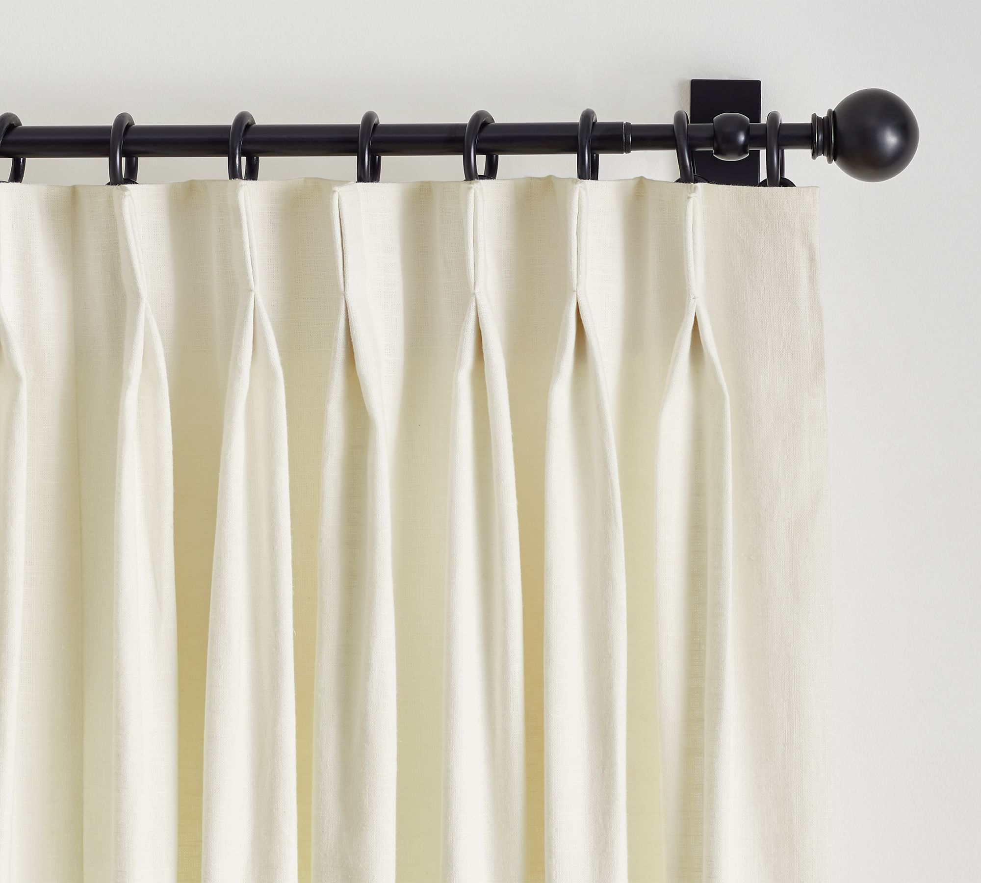 Emery Linen Pinch Pleat Curtain_Parchment thumbnail 2