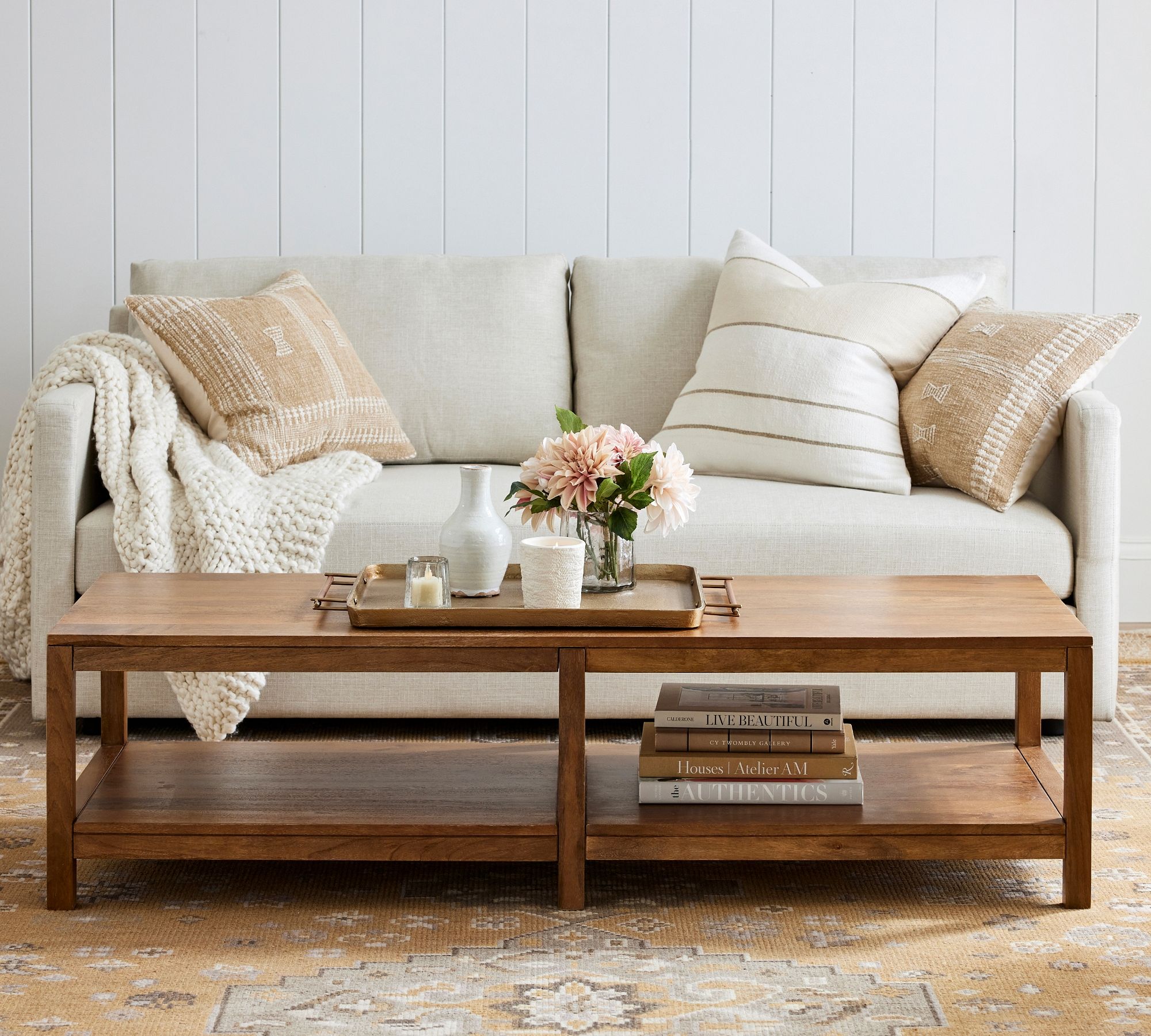 Nicasio Rectangular Coffee Table (60") thumbnail 3