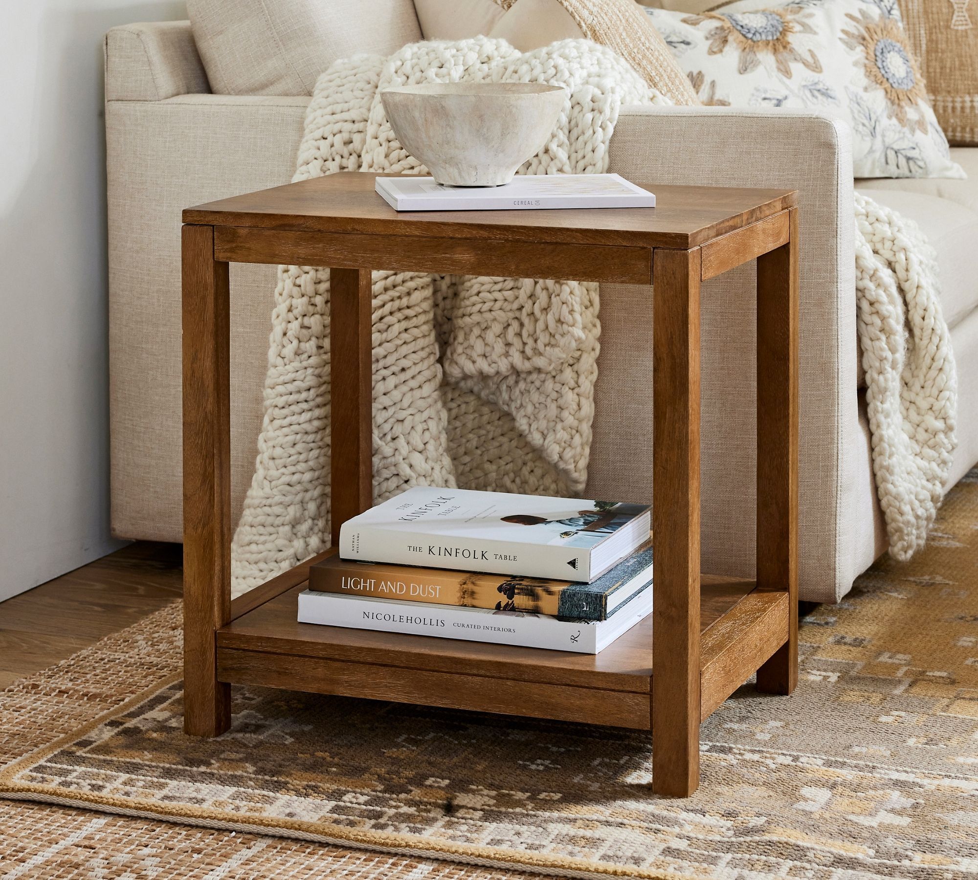Nicasio Rectangular Side Table (22") thumbnail 4