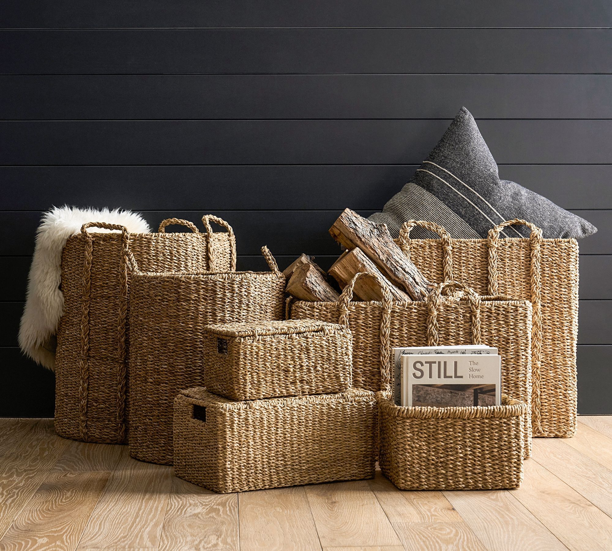 Safi Handwoven Tote Baskets thumbnail 4