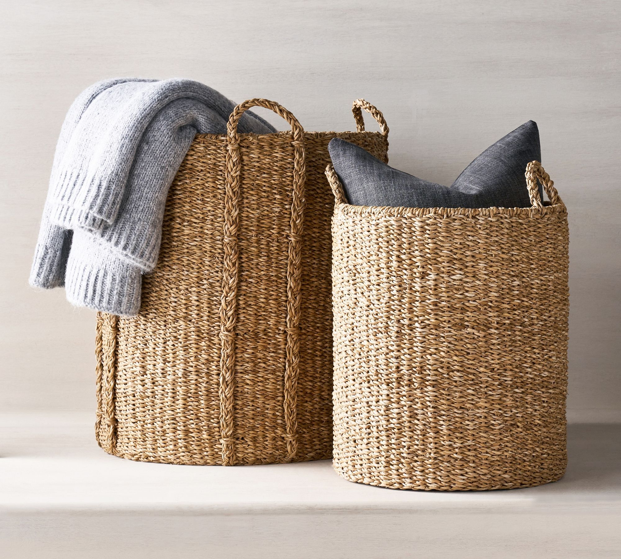 Safi Handwoven Tote Baskets Oversized thumbnail 2
