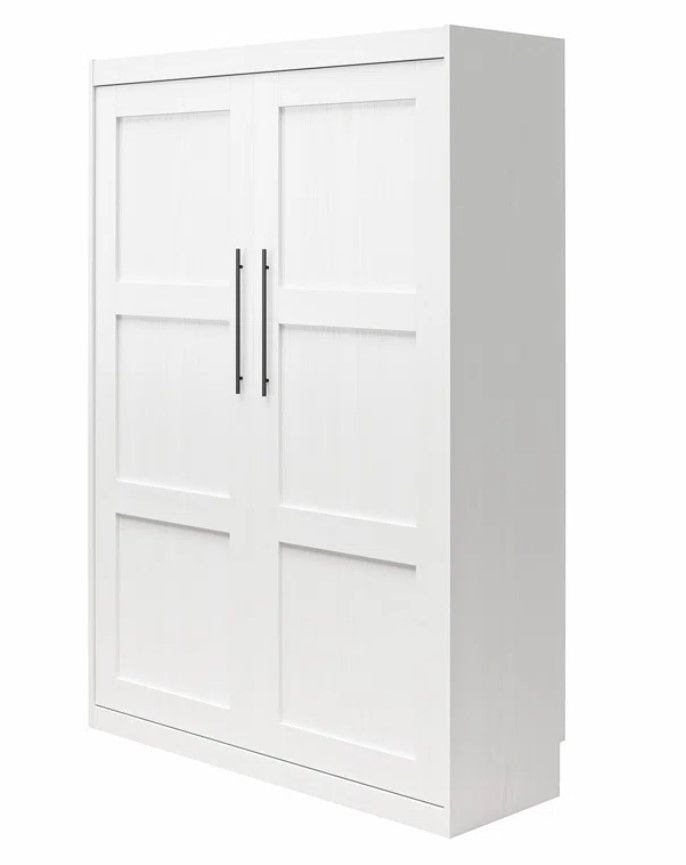 Makassar Murphy Bed with Gallery Shelf Touch Sensor LED Lighting thumbnail 2