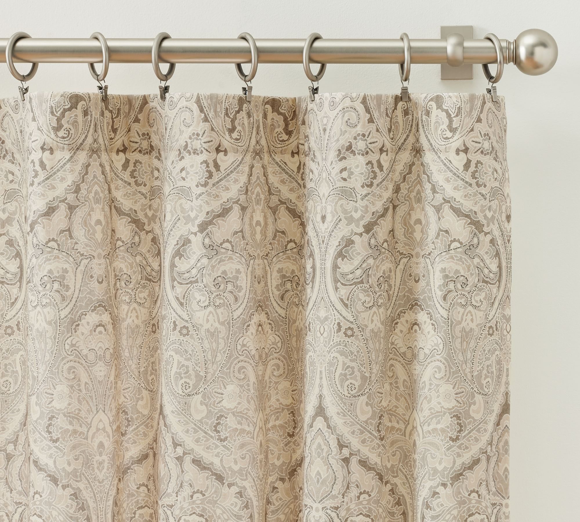Mackenna Paisley Printed Curtain thumbnail 2