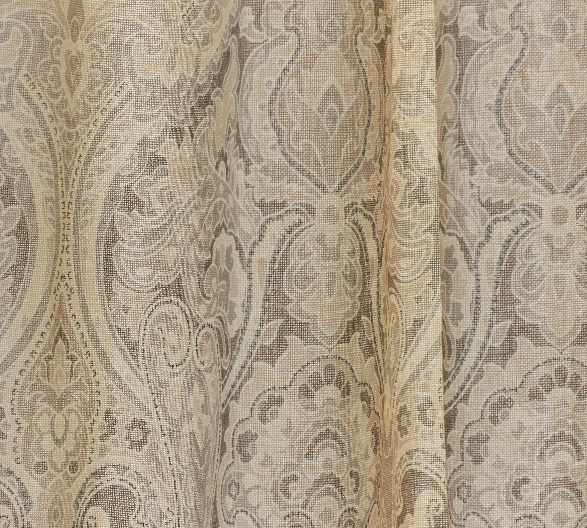 Mackenna Paisley Printed Curtain thumbnail 3