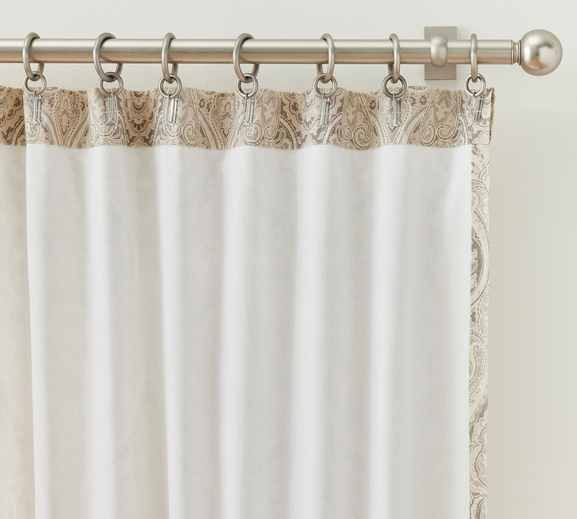 Mackenna Paisley Printed Curtain thumbnail 4