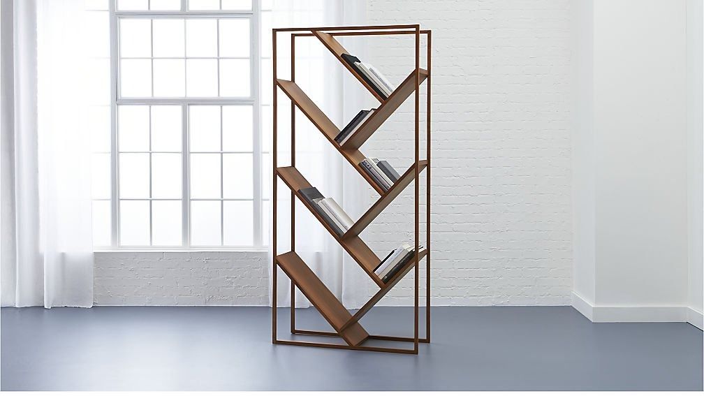 Aprodz Solid Wood and Steel Warsaw Bookcase thumbnail 4