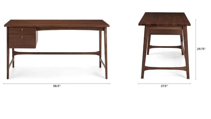 Krossa Walnut Desk thumbnail 3