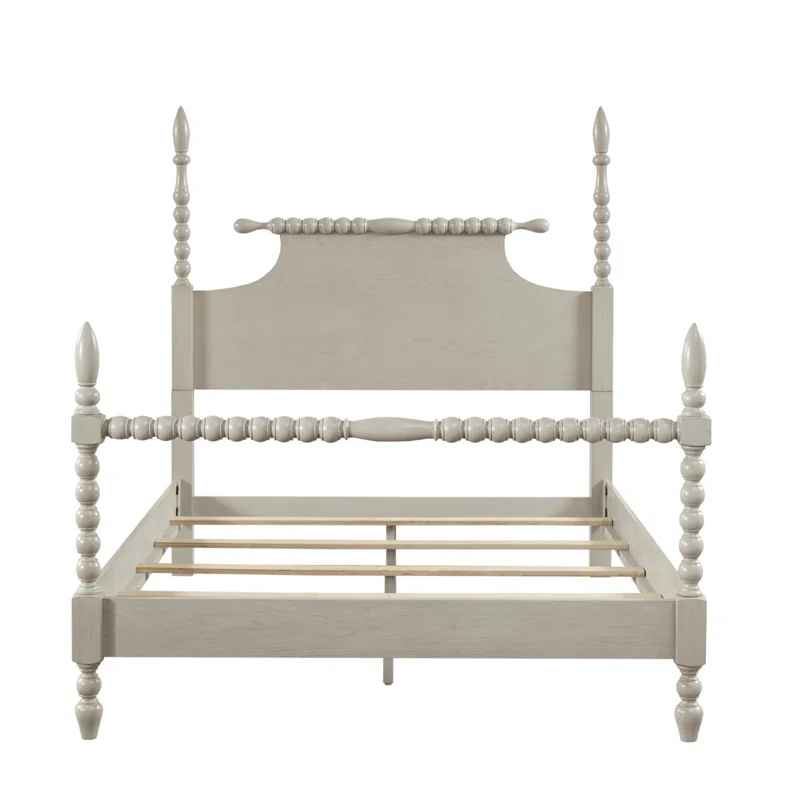 Beckett Solid Wood Low Profile Bed-Queen thumbnail 3