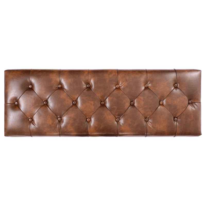 Arlecia Faux Leather Upholstered Storage Bench thumbnail 8