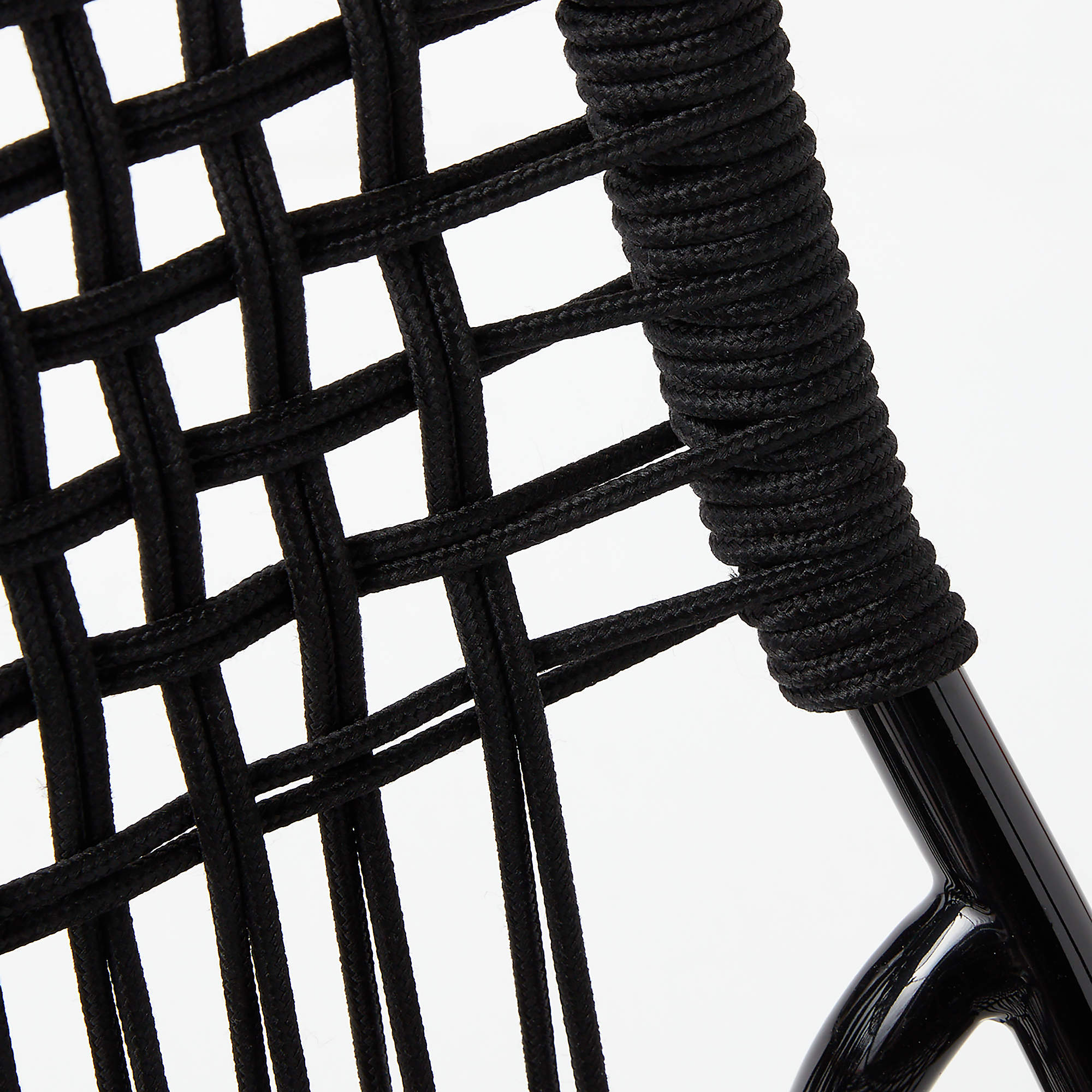 Virve Black Rope Outdoor Dining Chair thumbnail 6