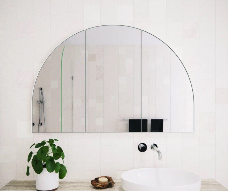 Recessed Framed 3 Doors Medicine Cabinet with 3 shelves thumbnail 2