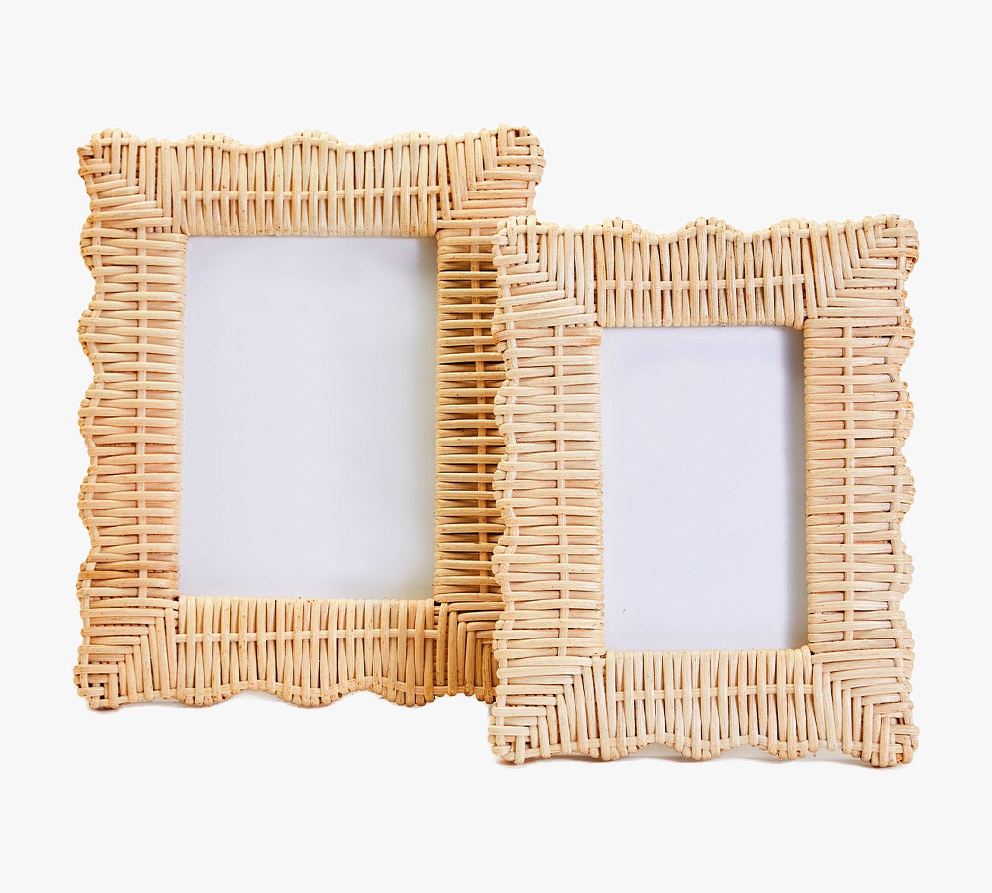 Scalloped Wicker Weave Frames thumbnail 2