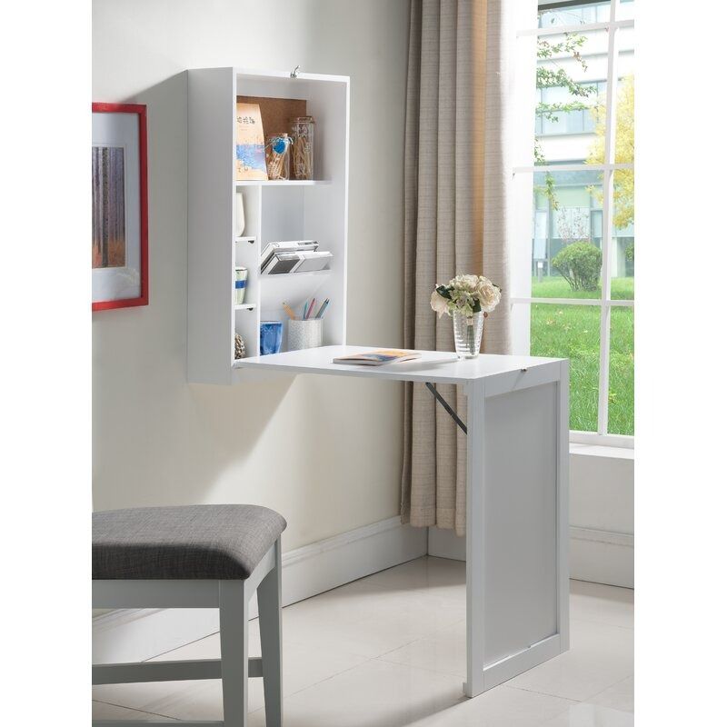 Ahraya Floating Fold Away Writing Desk thumbnail 2