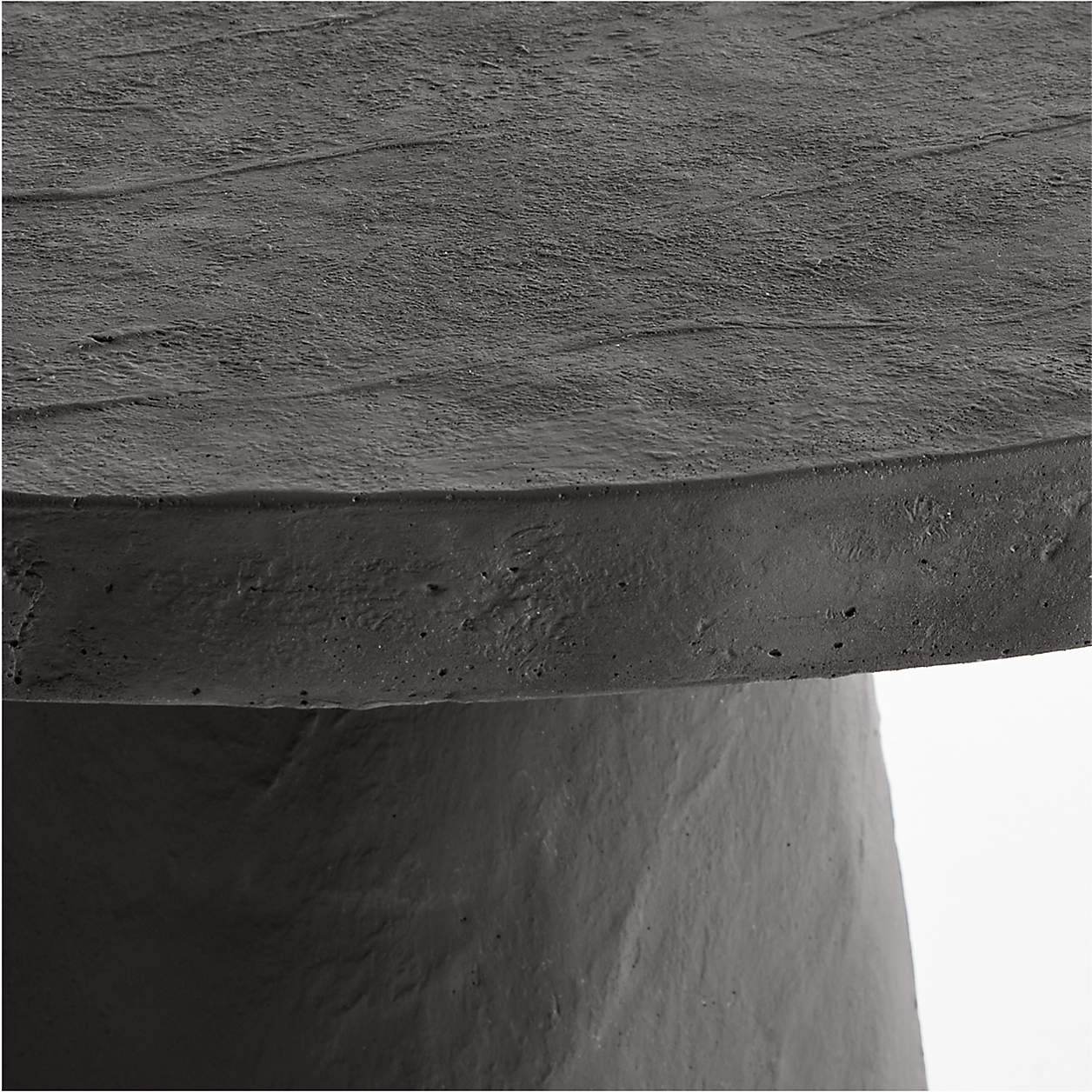 Willy Charcoal Brown Pedestal 32" Bistro Table by Leanne Ford thumbnail 3
