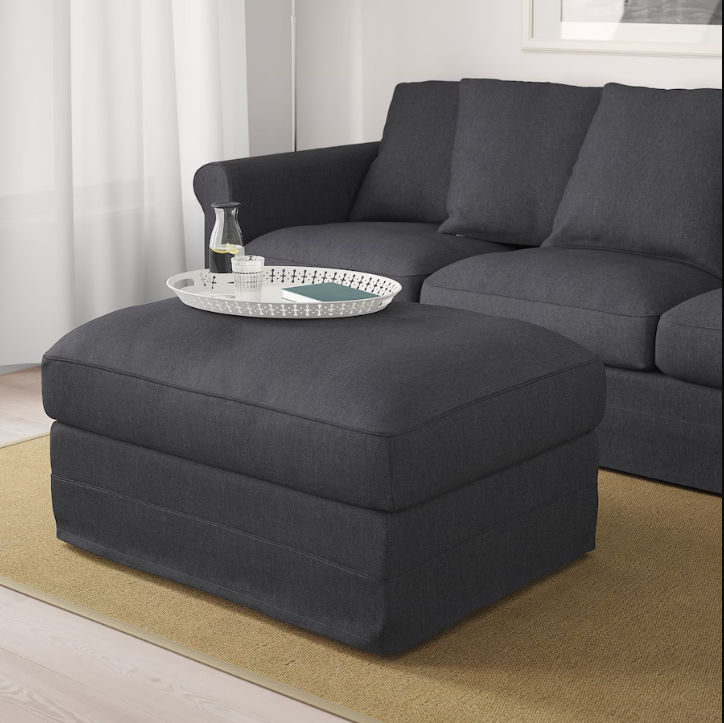 HÄRLANDA Ottoman with storage thumbnail 2