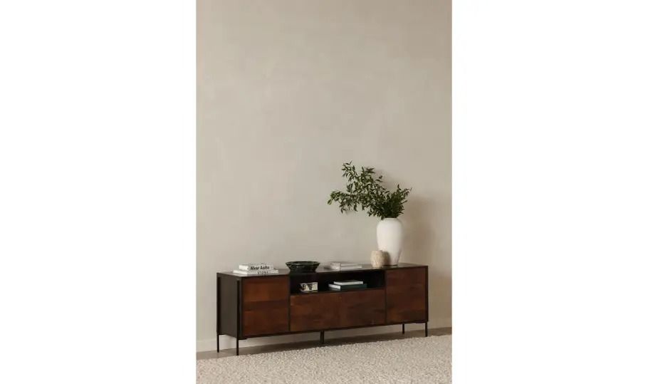 Industrial Wood Media console thumbnail 2