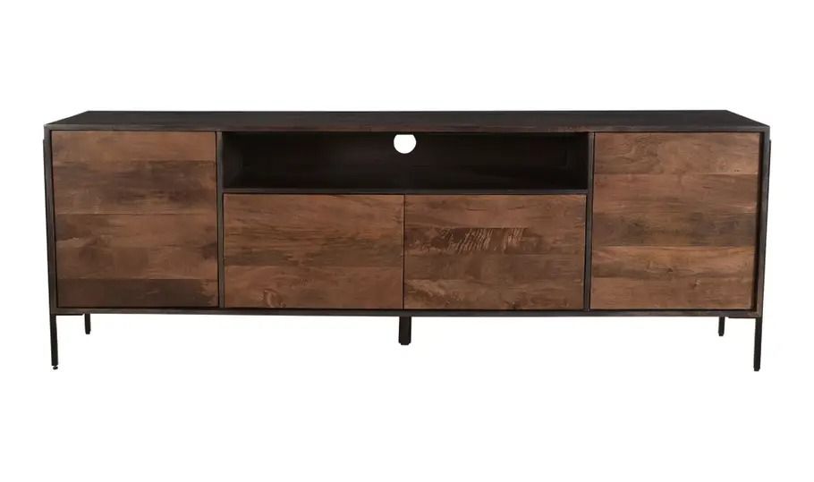 Industrial Wood Media console thumbnail 3