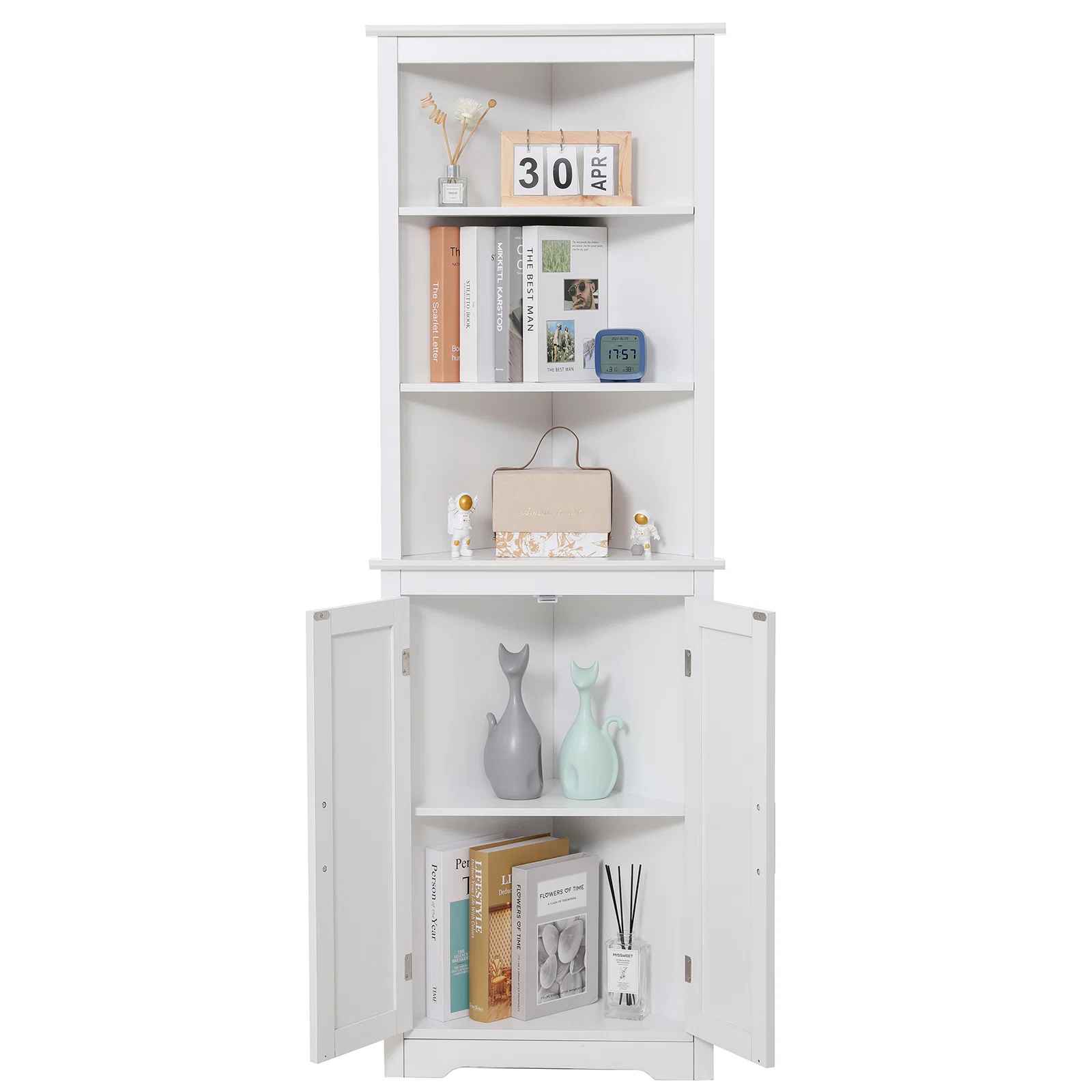 Karile Corner Storage Bookcase thumbnail 3