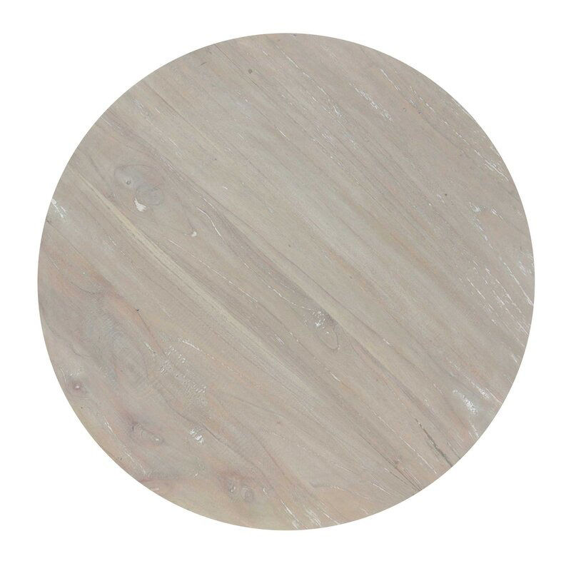 Baen Round Solid Wood End Table thumbnail 2