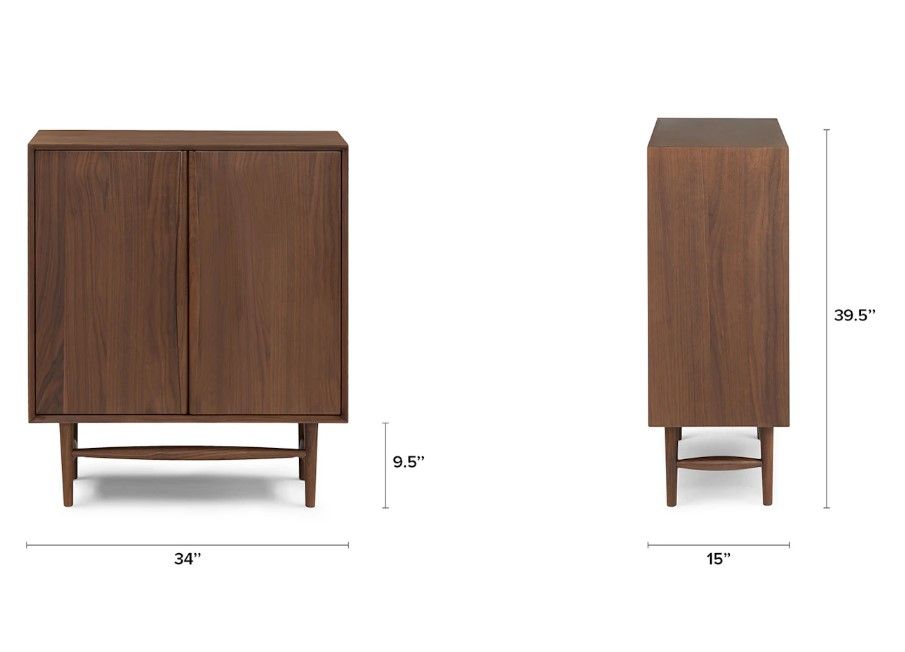 Lenia Walnut Cabinet thumbnail 4