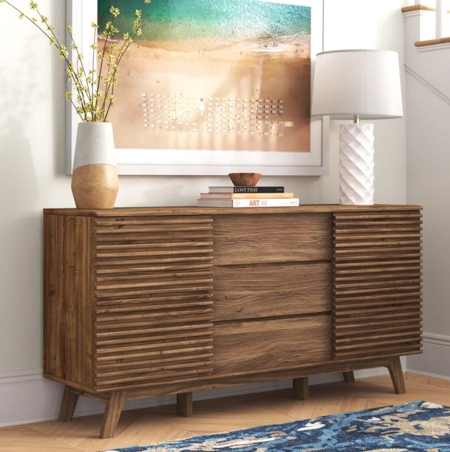 Carson Carrington Lagered Sideboard Buffet Table thumbnail 2
