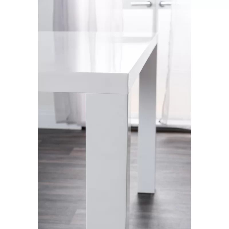 Eubanks High Gloss Minimalist Luxury Dining Table thumbnail 2