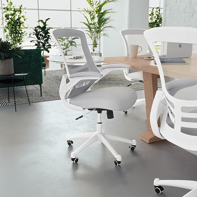 Flash Furniture Kelista Mid-Back Swivel Office Chair thumbnail 2